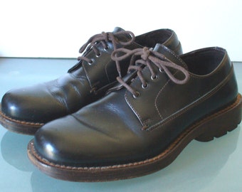 Banana Republic Black Oxford Men's Shoes Made in Italy 8.5