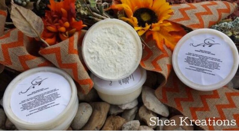 Whipped Shea Butter Cream, 8 oz Natural Sealant,Dry Skin Conditioner, Hair Growth, Homemade Recipe, Coconut Oil Added image 6