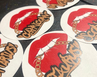 Zodiac Sign Earrings, Red Lips Earrings, Gang Gang Earrings, Top Selling Items