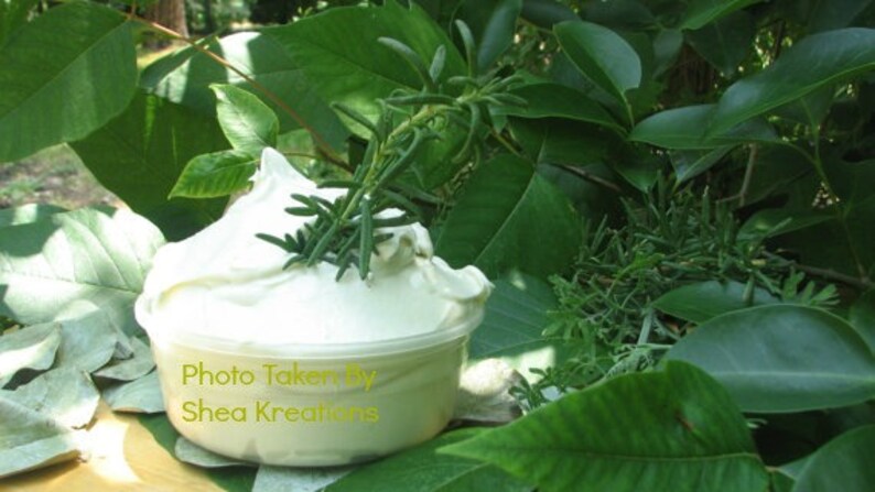 Whipped Shea Butter Cream, 8 oz Natural Sealant,Dry Skin Conditioner, Hair Growth, Homemade Recipe, Coconut Oil Added image 4