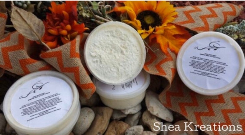 Whipped Shea Butter Cream, 8 oz Natural Sealant,Dry Skin Conditioner, Hair Growth, Homemade Recipe, Coconut Oil Added image 9