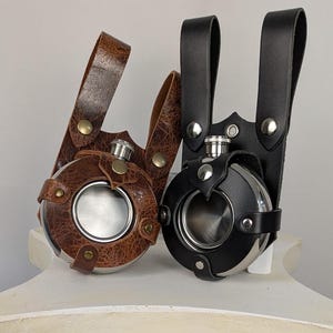 Porthole Flask and Holster