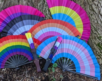 Pride Flag Clack Fans