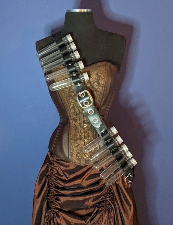 Steampunk Alchemist Bandolier Potions - Etsy