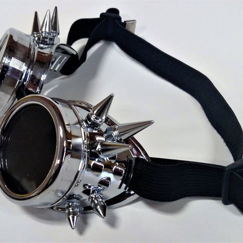 Vintage Spiked Steampunk Gafas De Cosplay Doble. | Cuotas Sin Interés - Foto 7
