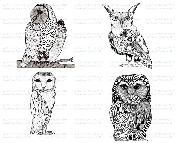 Sowa Sztuka Czarny I Białe Reprodukcje Przedszkola Sztuki Sowa Przedszkola Sztuki Grafiki Pióro I Atrament Drukuje Sztuki Sztuki Zwierząt