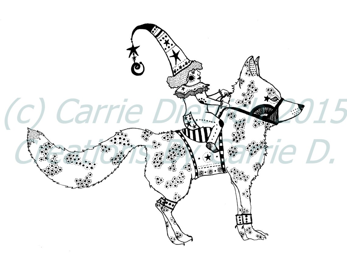 Impresión del arte ilustración tamaño 4 x 6 pulg. | Etsy