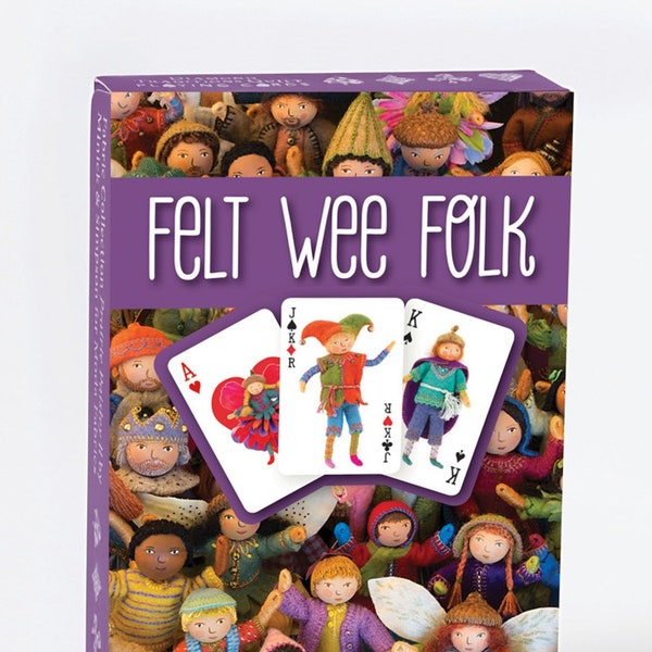 Felt Wee Folk Playing Cards