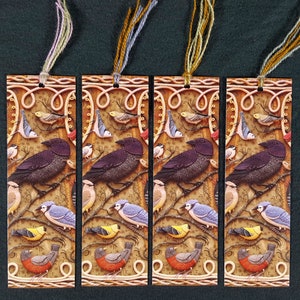 4 zakładki - Ptaki Beebe Woods