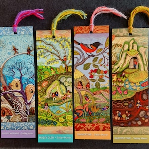 4 Bookmarks - Four Seasons set
