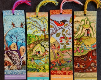 4 Bookmarks - Four Seasons set