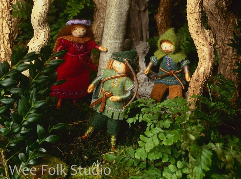 Felt Wee Folk: New Adventures how-to book autographed 2015 edition with bonus faux flowers & playing cards image 7