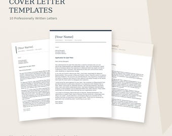 May include: A digital product featuring cover letter templates with the text VESNA CONTENT LAB, COVER LETTER TEMPLATES, 10 Professionally Written Letters, and 10 complete letters + customization guide. The document is editable in PowerPoint and A4 size.