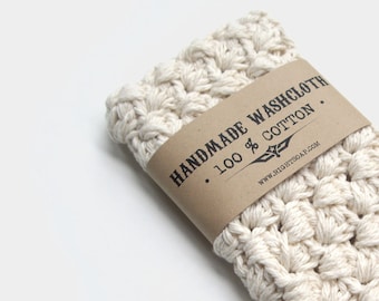 WASHCLOTH Handmade | Crochet Cotton Wash cloth | Stocking Stuffer Gift