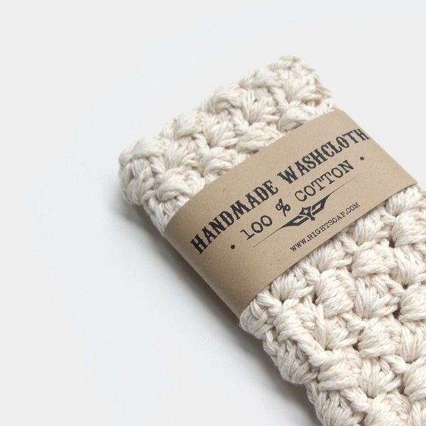 WASHCLOTH Handmade | Crochet Cotton Wash cloth | Stocking Stuffer Gift