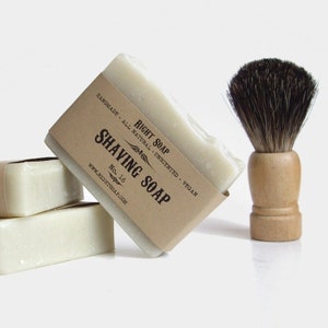 Shaving Soap for Men | Reduce red bumps | Dense lather | Better Slip | Unscented Soap Bar