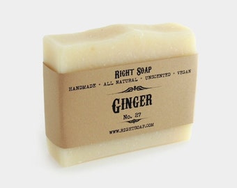 Ginger soap | Handmade Vegan Natural Soap Bar for Oily skin