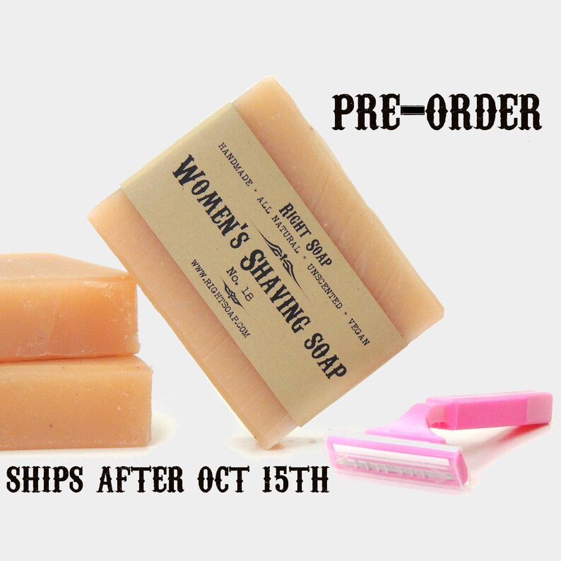 Womens Shaving Soap All Natural Vegan Ladies Shave Soap Etsy