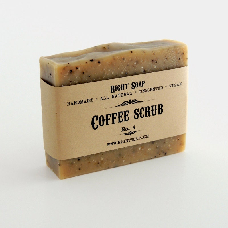 Coffee Scrub Soap Exfoliating Body Scrub Natural Etsy