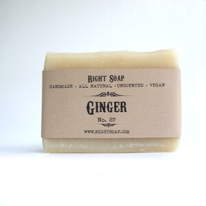 Ginger soap, Handmade, Vegan, Natural Soap bar for Oily skin, Unscented soap, Cold Process Soap, Ginger Soap is facial and body bar soap for Oily and Troubled skin,
best soap for acne prone skin, Right Soap