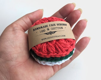 Stocking Stuffer Pick: Face Scrubbies, Vegan Heart Soap or Flower Soap
