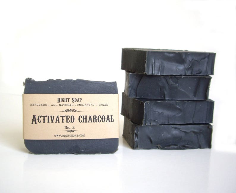 Activated charcoal Soap for Women men, Charcoal Soap, Reduce Acne, Detox soap bar, Moisturizing, Soap Natural, Unscented, Vegan, Handmade cold process, Body care
Black Soap For all skin types, Best charcoal soap by Right Soap