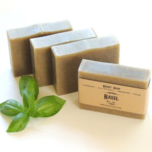 Basil Soap, Handmade Soap, Vegan Soap, Natural, Unscented Soap, Right Soap Basil Soap - All Natural Soap, Cold Process Soap, Sensitive skin Soap, Handmade Soap
Basil Soap is facial and body bar soap Soap for Normal  Sensitive skin