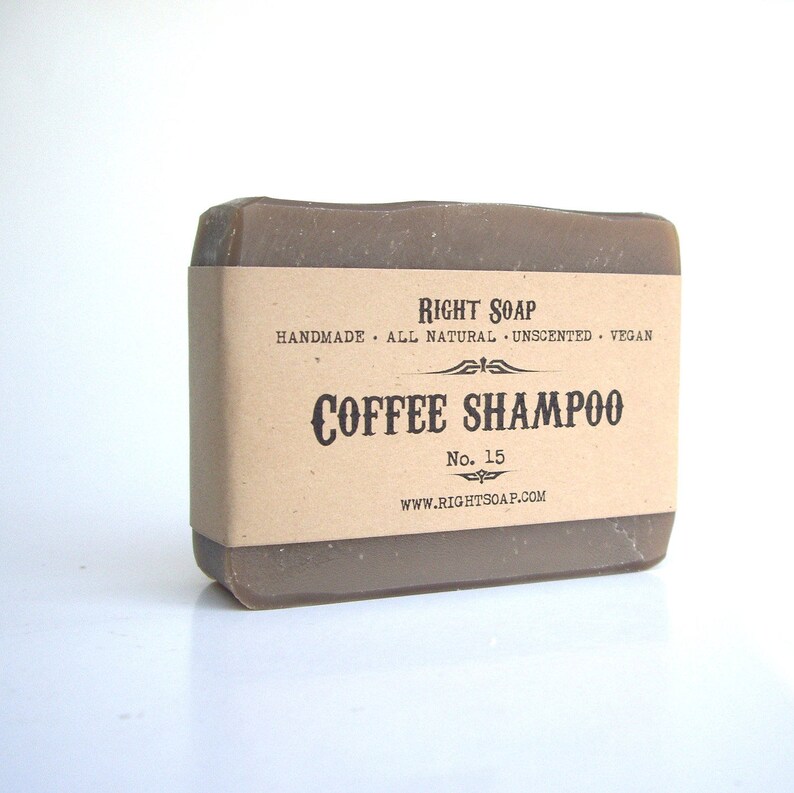 Coffee Shampoo Solid Soap Bar, Natural Shampoo Soap, Coffee Lovers Gift For Men, Stocking stuffer for men, Vegan Unscented Soap, Coffee Shampoo Soap,  solid shampoo for men, natural shampoo, best natural shampoo