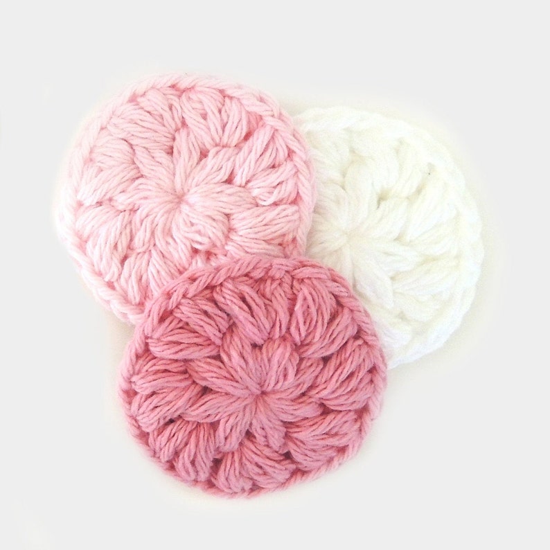 Face Scrubbies Stocking Stuffers for Women Cotton Decorative soap Dusty pink