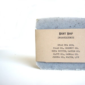 Dead Sea Mud Soap Wrinkle reducer, Anti aging Face Soap Bar image 10