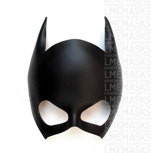 Batgirl Leather Mask Batwoman Catwoman Halloween Black Superhero Face Masks Masquerade Cosplay Carnival Mardi Gras Batman Costume Party Sexy