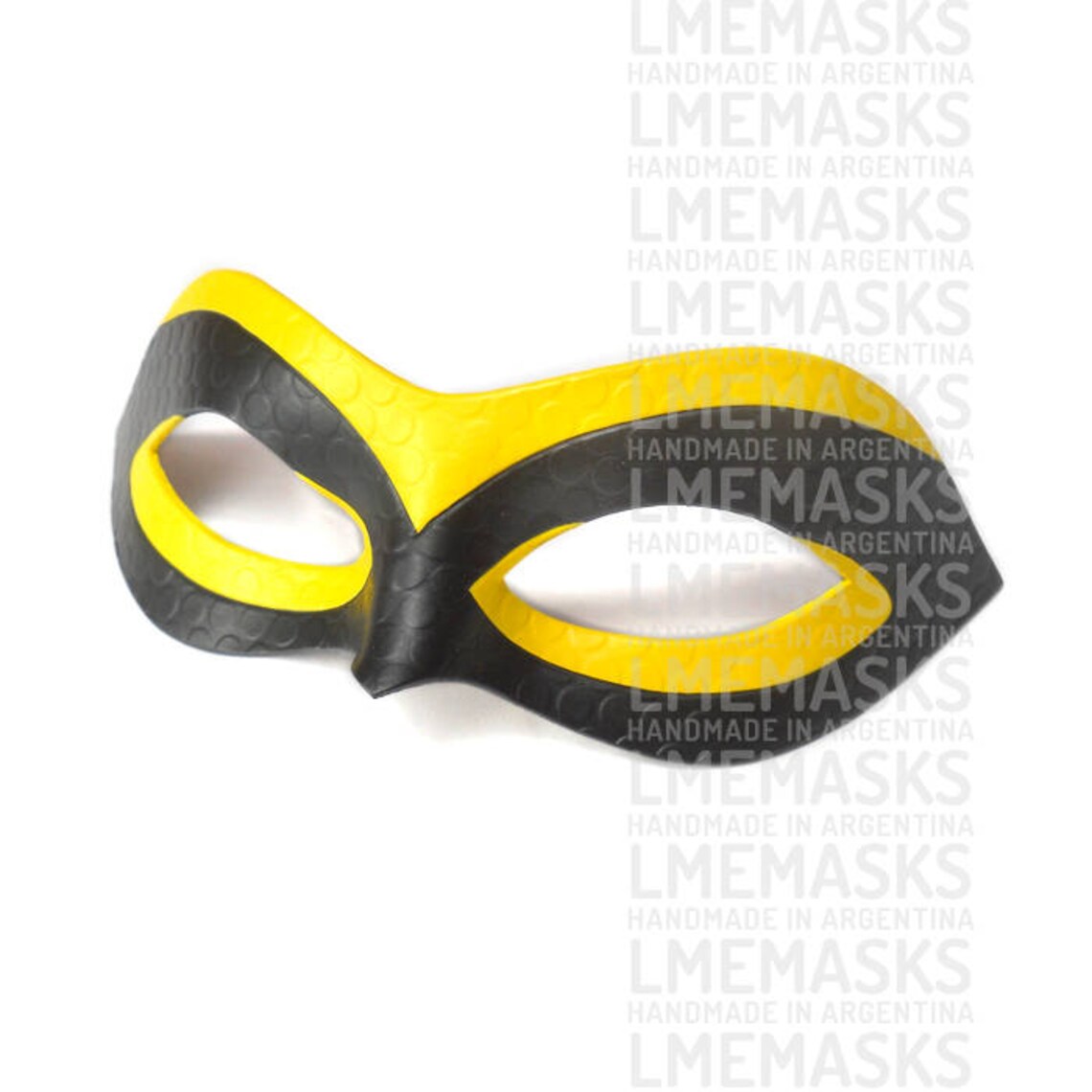 Queen Bee Leather Mask Miraculous Ladybug Yellow Black Cosplay Etsy