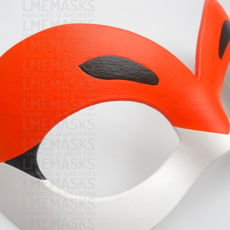 Rena Rouge Leather Mask Miraculous Ladybug Cosplay Domino Etsy