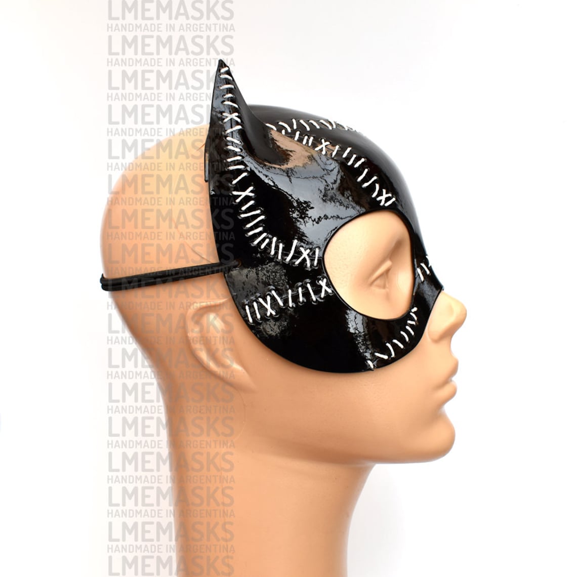 Catwoman Mask Batman Returns Michelle Pfeiffer Leather Masks Etsy