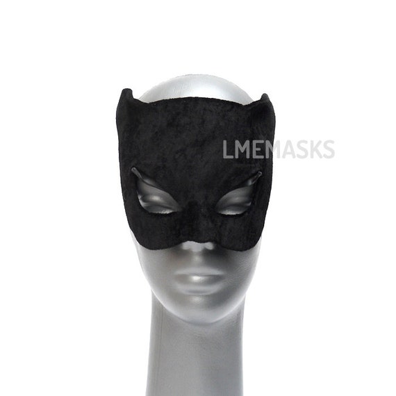 Cat Woman leather mask Velvet Catwoman Sexy Masquerade