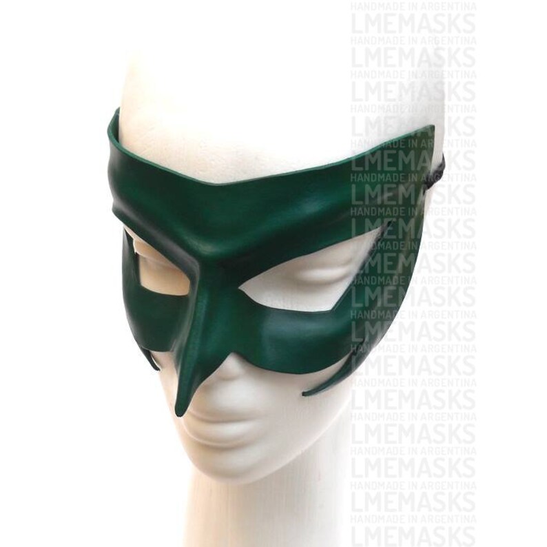 Leather Mask The Green Hornet Comic Jonathan Lau Kevin Smith | Etsy