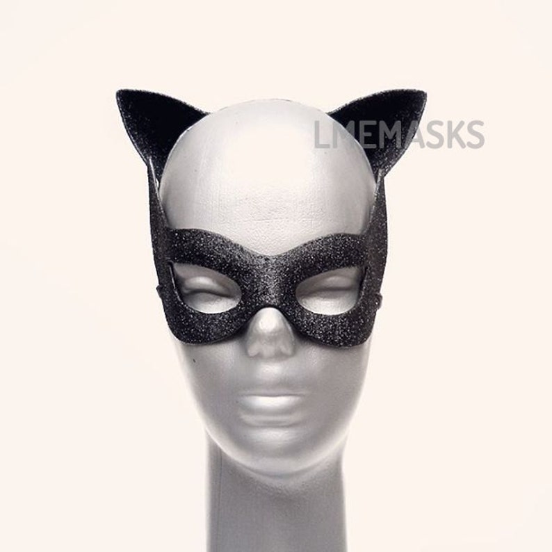 Catwoman Kit: Mask Cat Ears Julie Newmar Cosplay 1960 | Etsy