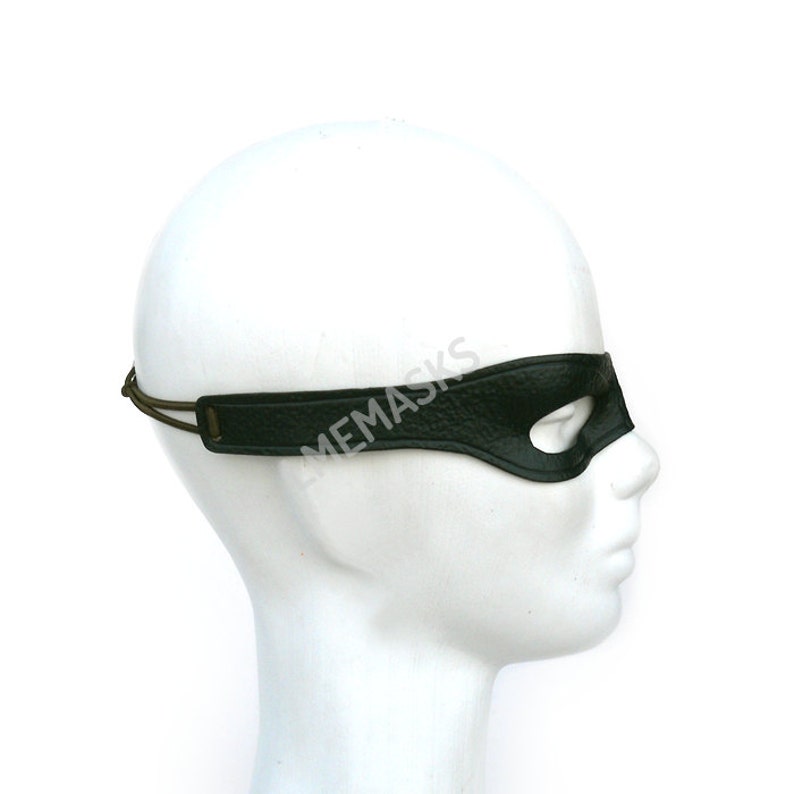 Arrow Leather Mask Green Cosplay Serie Tv Show Half Mask Super Hero Halloween Masquerade Carnival Party Superheroe Men Comic Oliver Queen