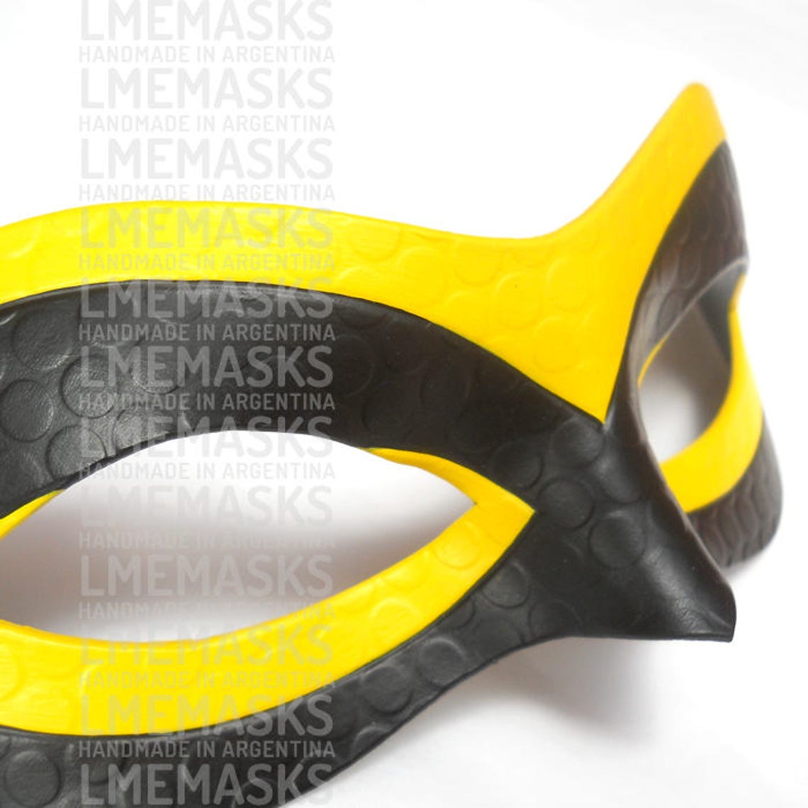 Queen Bee Leather Mask Miraculous Ladybug Yellow Black Cosplay Etsy