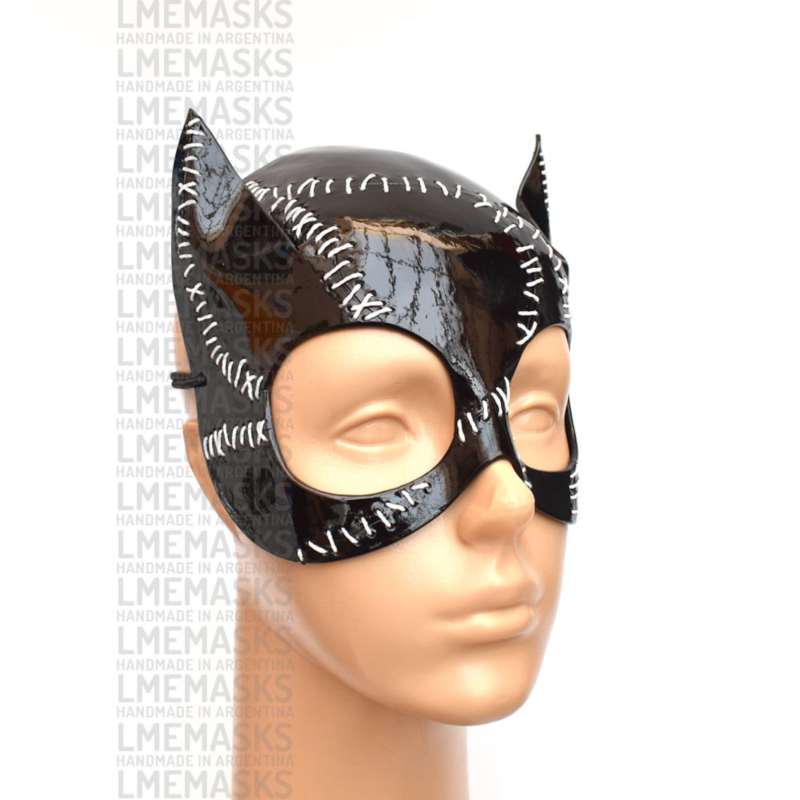 Catwoman Mask Batman Returns Michelle Pfeiffer Leather Masks Etsy