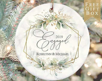 engagement gift ornament