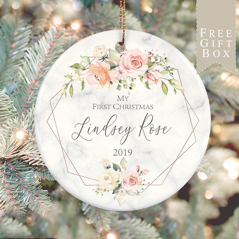 my first christmas ornament personalized