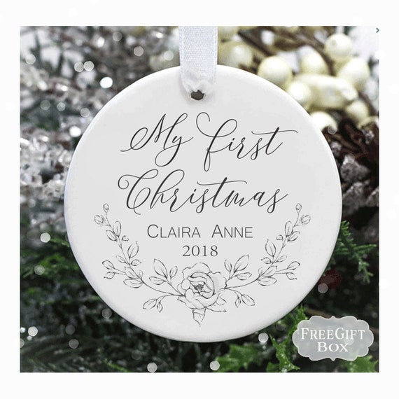 my first christmas ornament personalized