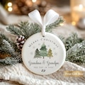 Promoted to Grandparents Ornament, Christmas Ornament, Pregnancy Announcement, Reveal to Grandparents, New Baby Announcement Ornament