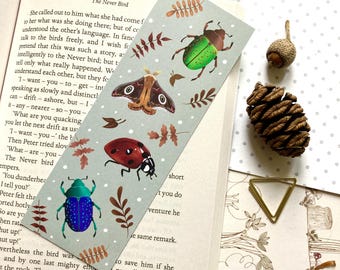 Insect Bookmark | Bookish Gift | Bug Gift | Insect Book | Nature Bookmark | Wildlife Bookmark | Entomology Bookmark | Bug Lover