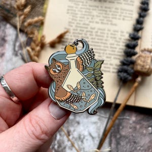 Owl Enamel Pin | Cute Owl | Owl Gifts | Witchy Enamel Pin | Owl Lover | Witchy Pin | Woodland Pin | Spooky Pin | Woodland Gifts | Owl Art