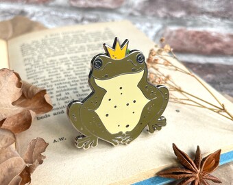 Toad Enamel Pin | Frog Pin | Cute Frog | Frog Gifts | Cottagecore Enamel Pin | Forest Enamel Pin | Frog Lover | Frog Art | Fairy Tale Pin