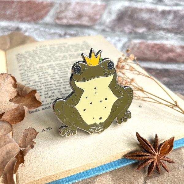 Toad Enamel Pin | Frog Pin | Cute Frog | Frog Gifts | Cottagecore Enamel Pin | Forest Enamel Pin | Frog Lover | Frog Art | Fairy Tale Pin