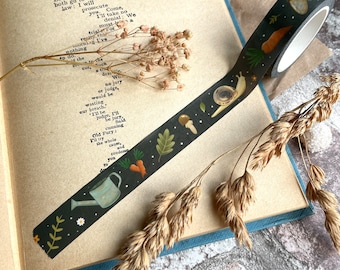 Allotment Washi Tape | Journal Decor | Gardening Journal | Plant Stationery | Gardening Gift | Garden Stationery | Nature Gift | Garden Love