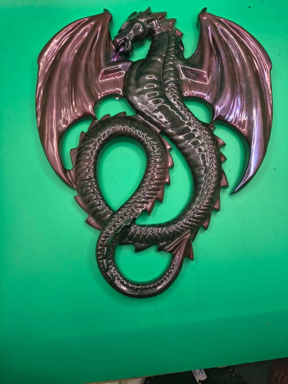 Custom Handmade Dragon Wall Art – One of a Kind Fantasy Creation